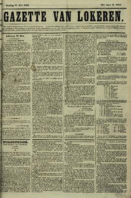 Gazette van Lokeren 24/05/1868