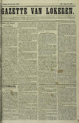 Gazette van Lokeren 24/01/1869