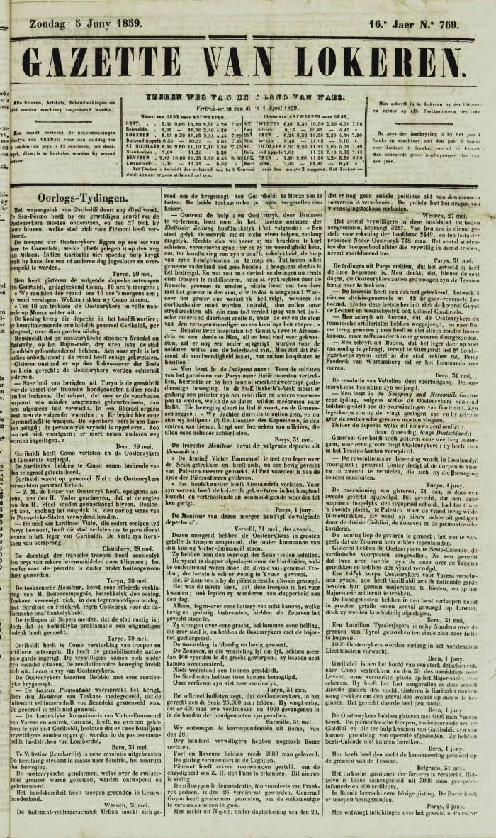 Gazette van Lokeren 05/06/1859