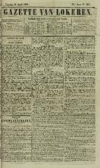 Gazette van Lokeren 21/04/1861