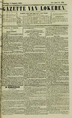 Gazette van Lokeren 05/08/1860