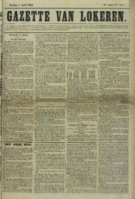 Gazette van Lokeren 09/04/1865