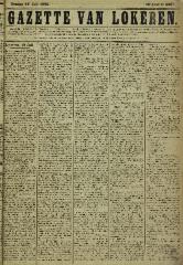 Gazette van Lokeren 19/07/1885