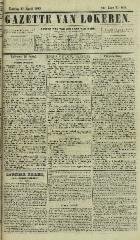 Gazette van Lokeren 27/04/1862