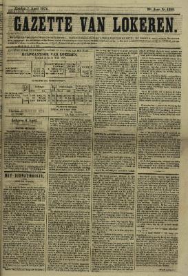 Gazette van Lokeren 07/04/1872