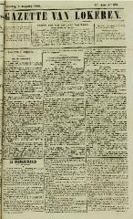 Gazette van Lokeren 05/08/1860