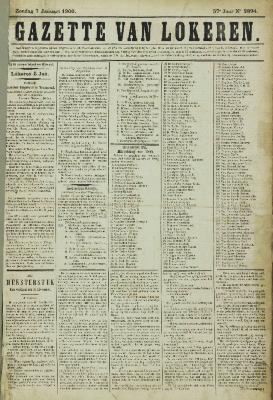Gazette van Lokeren 07/01/1900