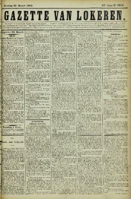 Gazette van Lokeren 25/03/1900