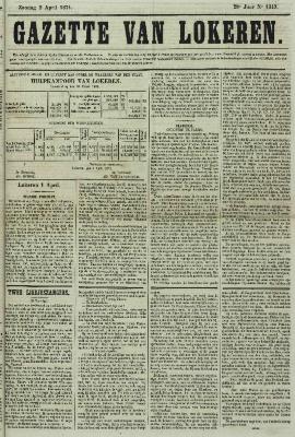 Gazette van Lokeren 02/04/1871