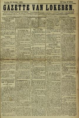 Gazette van Lokeren 28/10/1894