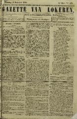 Gazette van Lokeren 09/12/1849