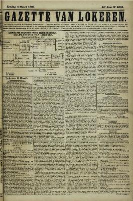 Gazette van Lokeren 04/03/1883