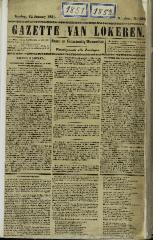 Gazette van Lokeren 12/01/1851