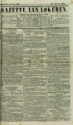 Gazette van Lokeren 12/06/1864