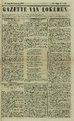 Gazette van Lokeren 22/01/1865