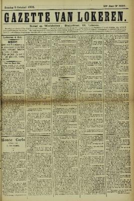 Gazette van Lokeren 05/10/1902