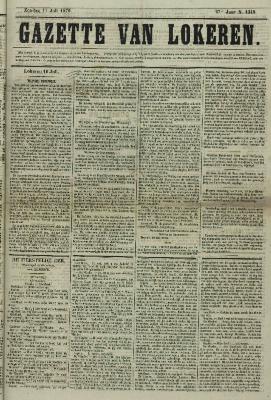 Gazette van Lokeren 17/07/1870