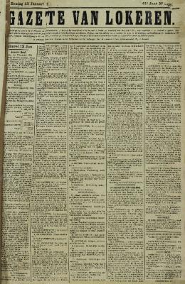 Gazette van Lokeren 13/01/1884