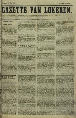 Gazette van Lokeren 10/05/1874