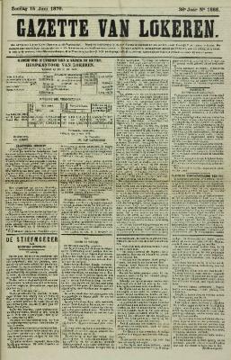 Gazette van Lokeren 15/06/1879