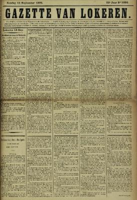 Gazette van Lokeren 15/09/1895
