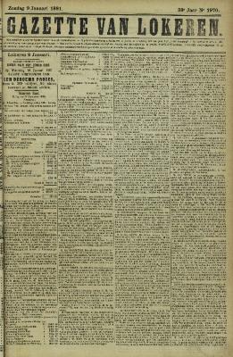 Gazette van Lokeren 09/01/1881