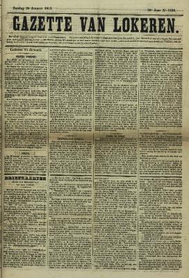 Gazette van Lokeren 26/01/1873