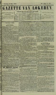 Gazette van Lokeren 10/05/1863