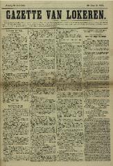 Gazette van Lokeren 27/07/1873