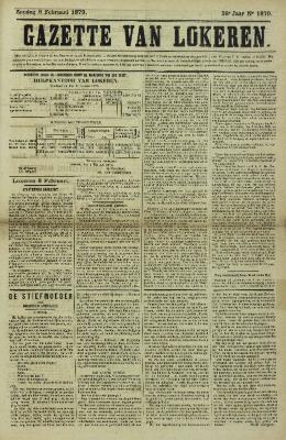 Gazette van Lokeren 09/02/1879