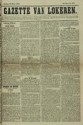 Gazette van Lokeren 16/03/1873