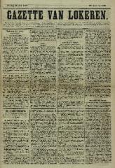 Gazette van Lokeren 28/07/1872