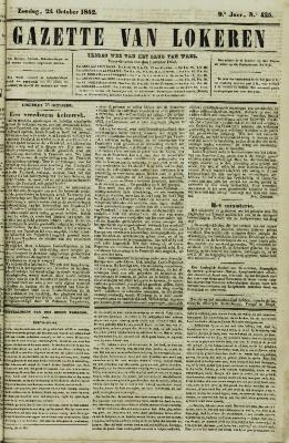 Gazette van Lokeren 24/10/1852