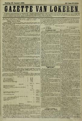 Gazette van Lokeren 22/01/1882