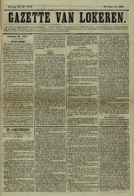 Gazette van Lokeren 28/07/1872