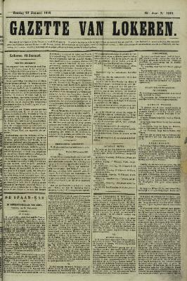 Gazette van Lokeren 19/01/1868