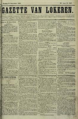 Gazette van Lokeren 27/12/1868