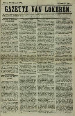 Gazette van Lokeren 17/02/1878