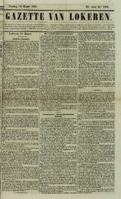 Gazette van Lokeren 12/03/1865