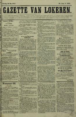 Gazette van Lokeren 30/05/1875