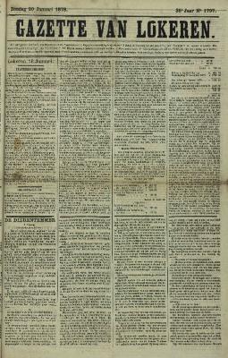 Gazette van Lokeren 20/01/1878