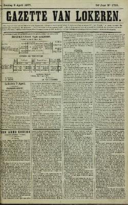 Gazette van Lokeren 08/04/1877