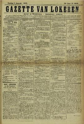 Gazette van Lokeren 03/08/1913