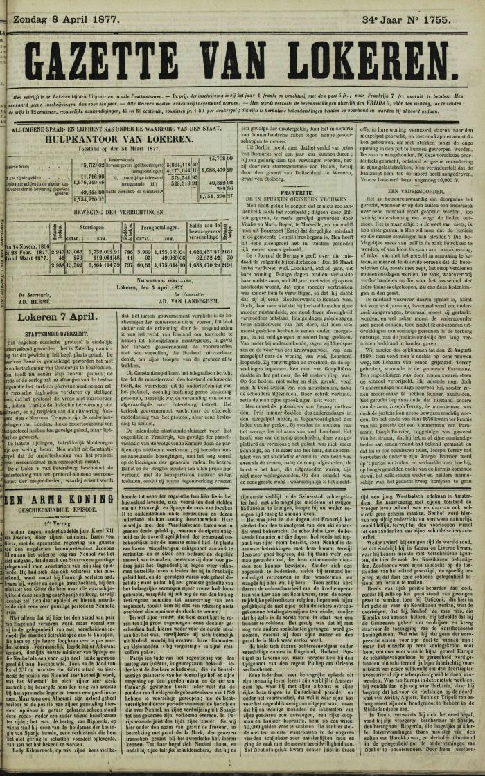 Gazette van Lokeren 08/04/1877