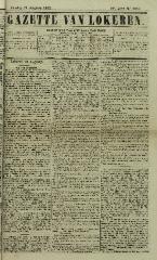 Gazette van Lokeren 21/08/1864