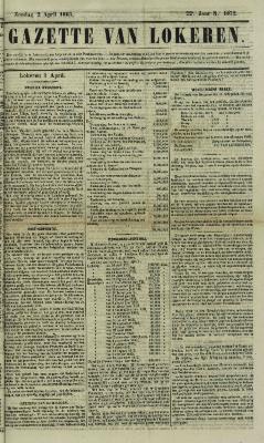 Gazette van Lokeren 02/04/1865