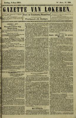 Gazette van Lokeren 08/06/1851