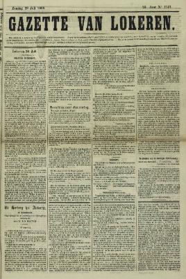 Gazette van Lokeren 29/07/1866