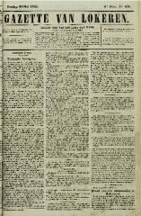 Gazette van Lokeren 30/05/1852