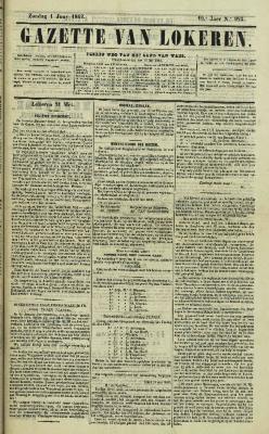 Gazette van Lokeren 01/06/1862